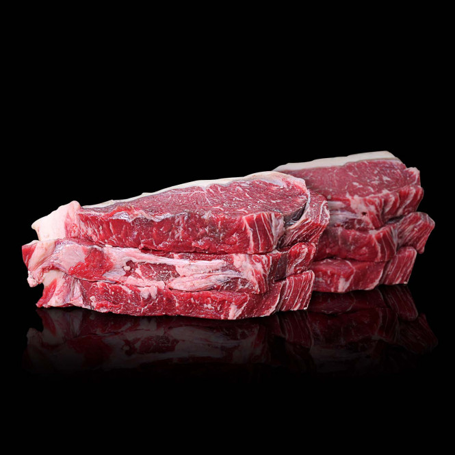 Iberian beef entrecote - 8 units. Iberian beef entrecote - 8 units.